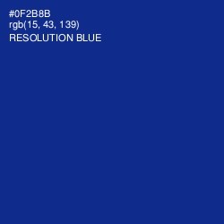 #0F2B8B - Resolution Blue Color Image